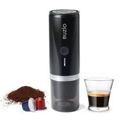Buzio Portable Espresso Coffee Maker - Black
